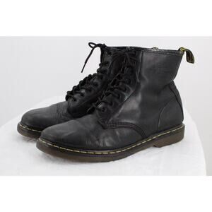 Doc Dr. Martens 1460 Lace Up Punk Grunge Black Leather Boots Mens Size 12 US